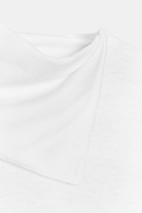 Long Sleeve Scarf Shirt