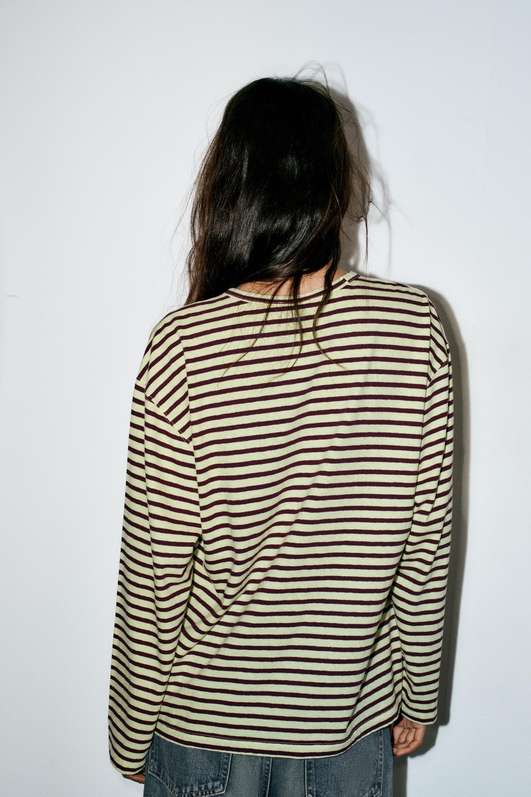 Striped Embroidered T-shirt