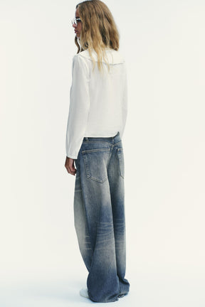 EMBROIDERED COLLAR SHIRT