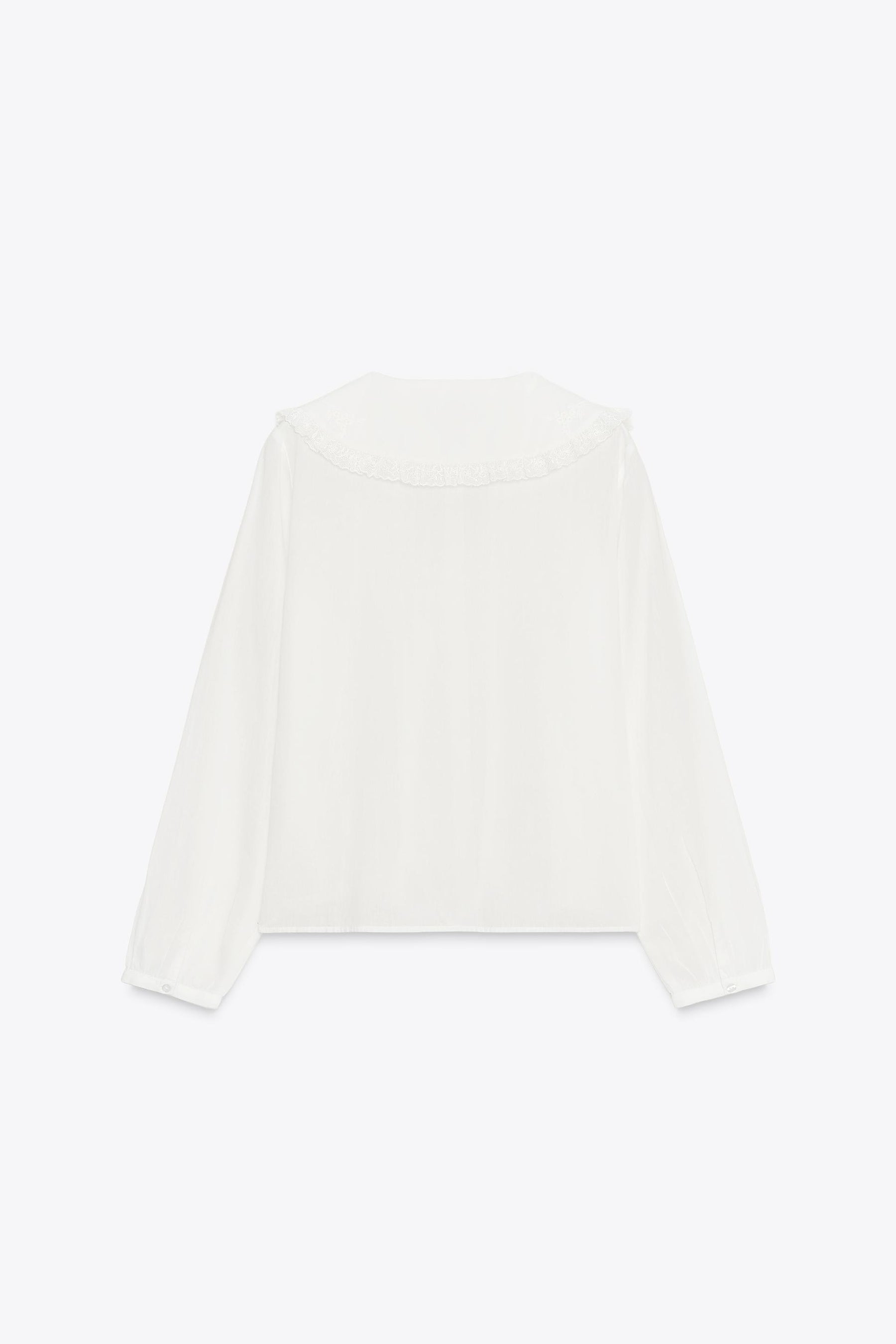 EMBROIDERED COLLAR SHIRT