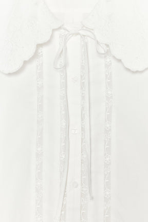 Embroidered Peter Pan Shirt