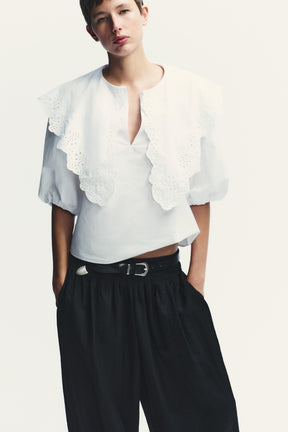 PETER PAN COLLAR SHIRT