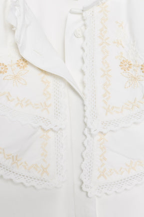 EMBROIDERED POPLIN SHIRT