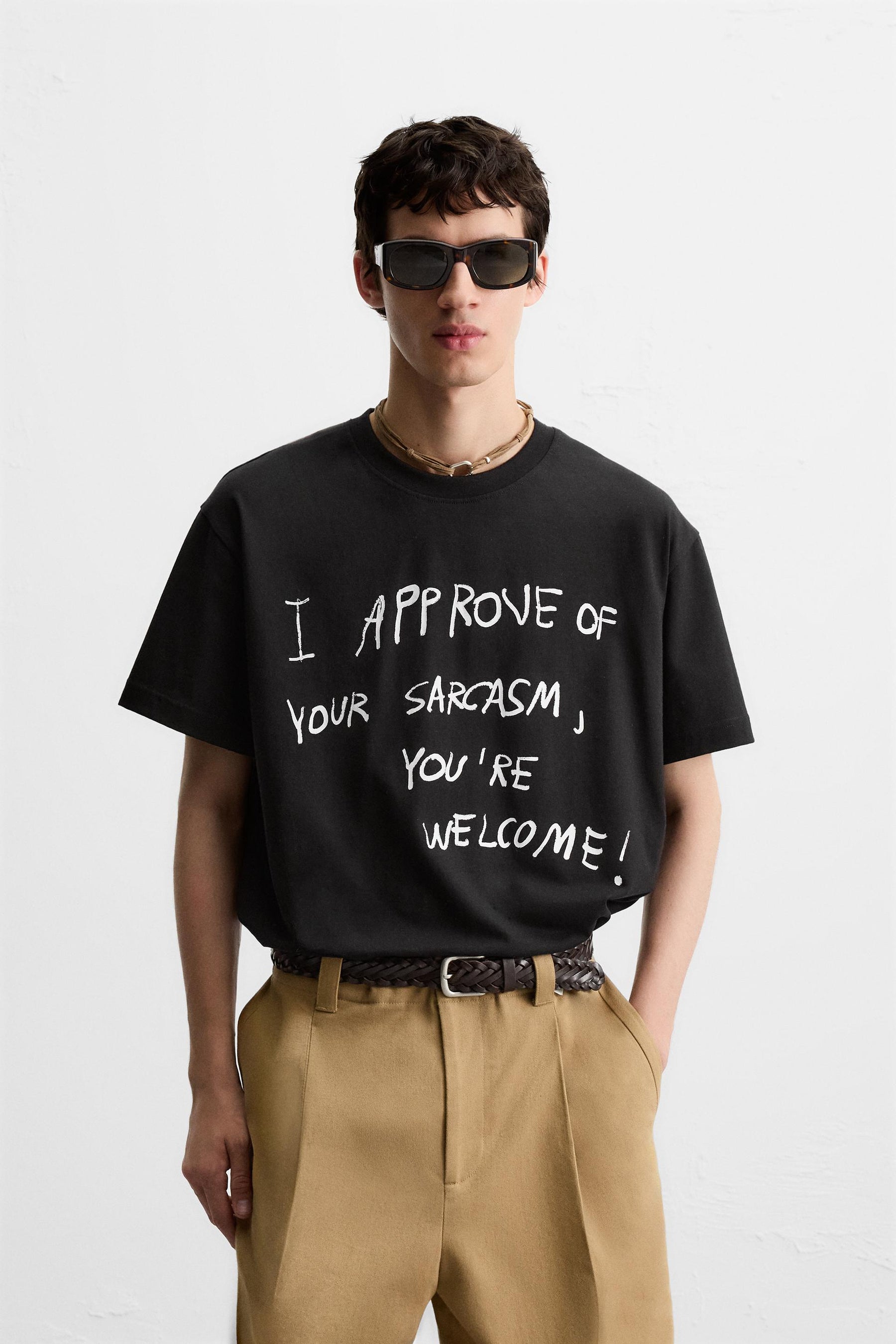 SLOGAN PRINT T-SHIRT - Image 2
