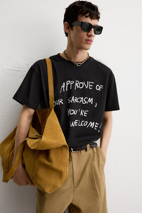 SLOGAN PRINT T-SHIRT - Image 5