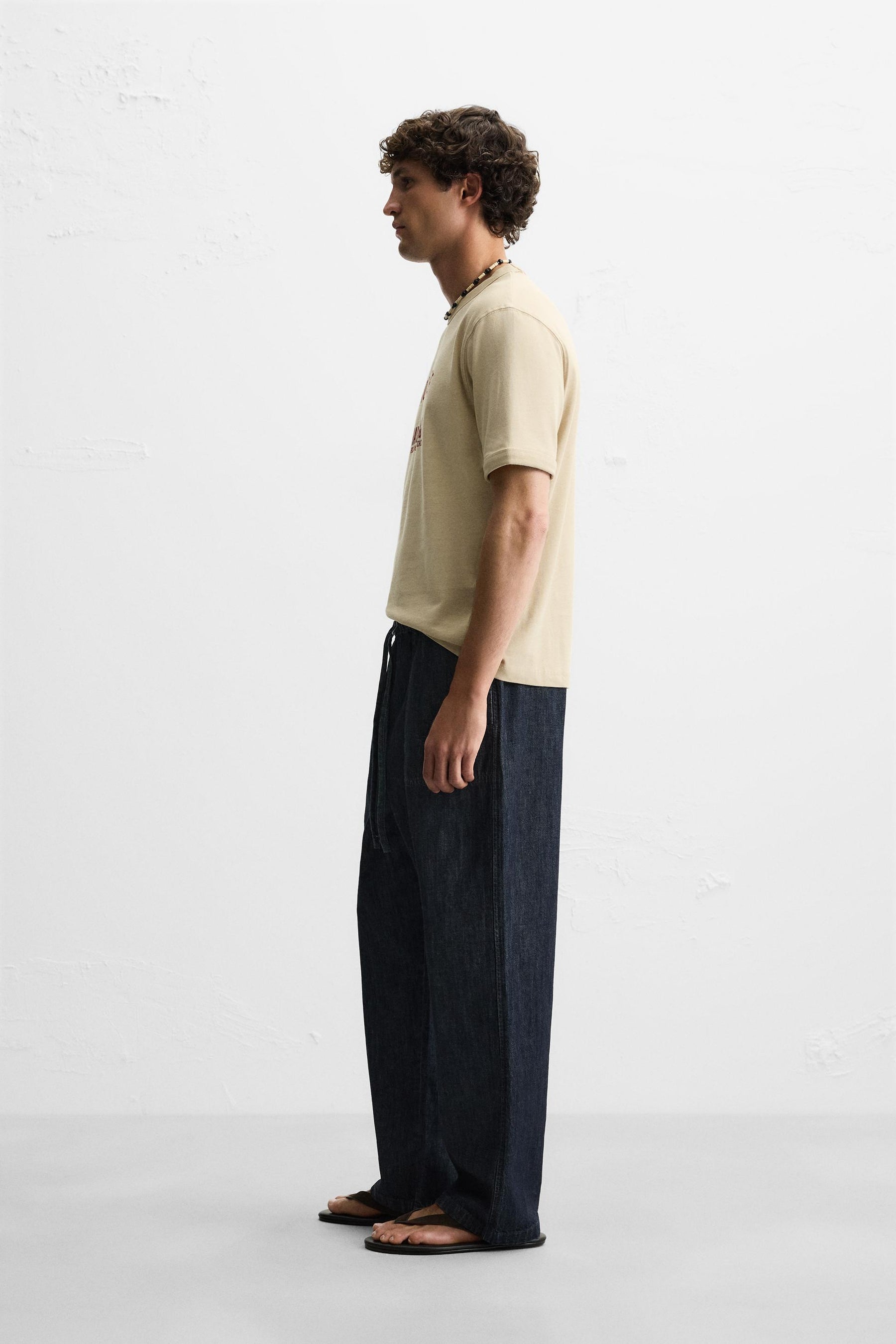 RIBBED SLOGAN T-SHIRT - Image 4