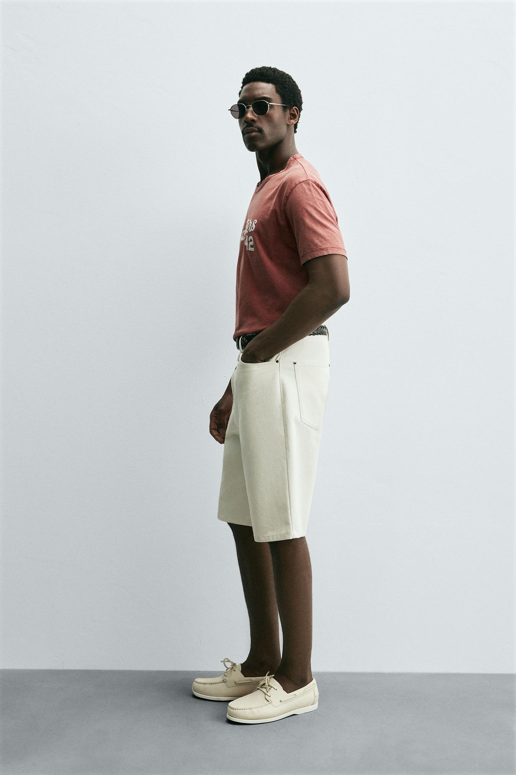 WASHED EMBROIDERED T-SHIRT - Image 4