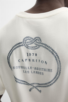 T-SHIRT WITH CONTRAST EMBROIDERY - Image 6