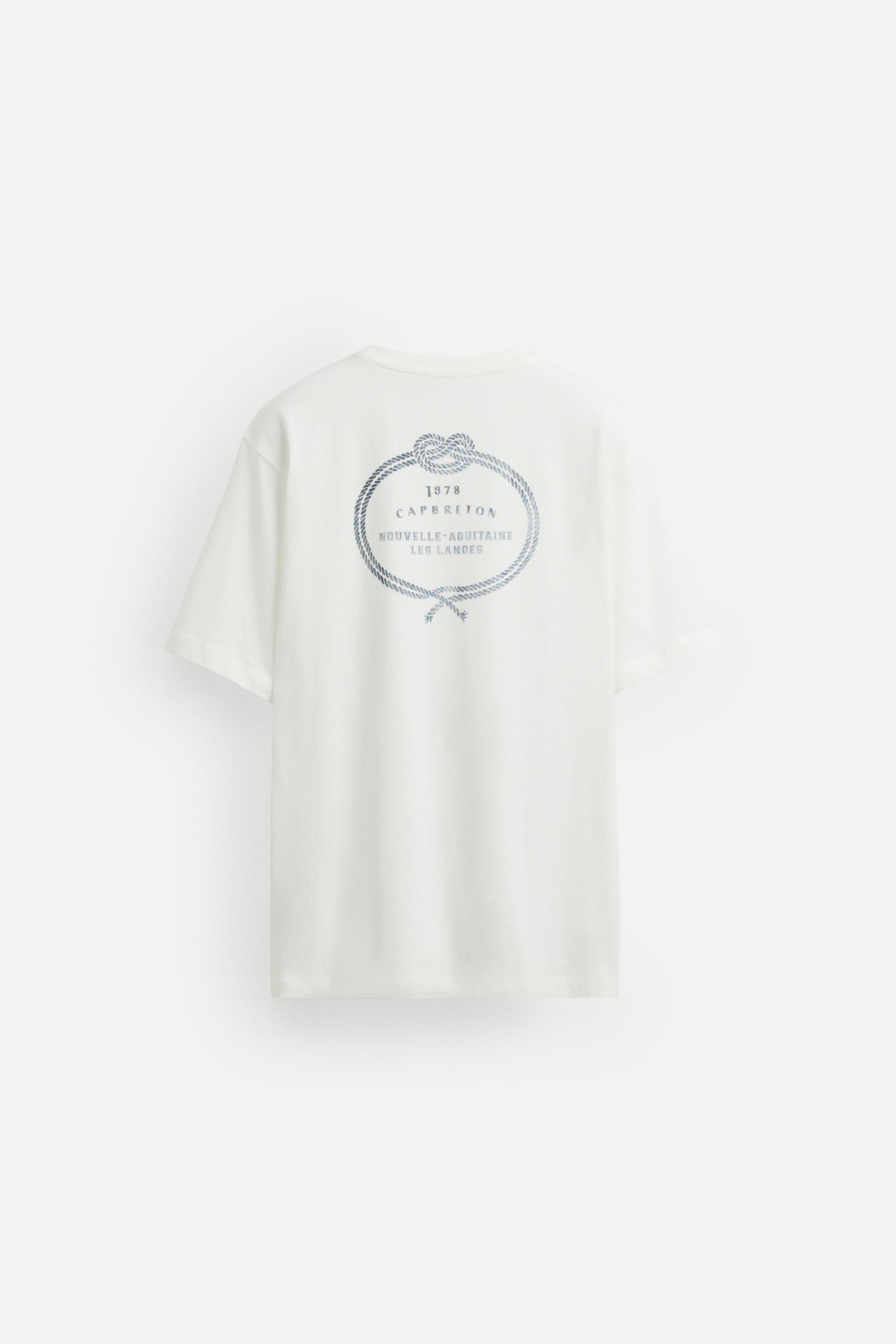 T-SHIRT WITH CONTRAST EMBROIDERY - Image 7