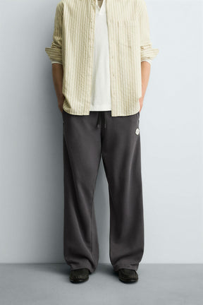 RELAXED FIT COLOUR BLOCK TROUSERS - Image 2