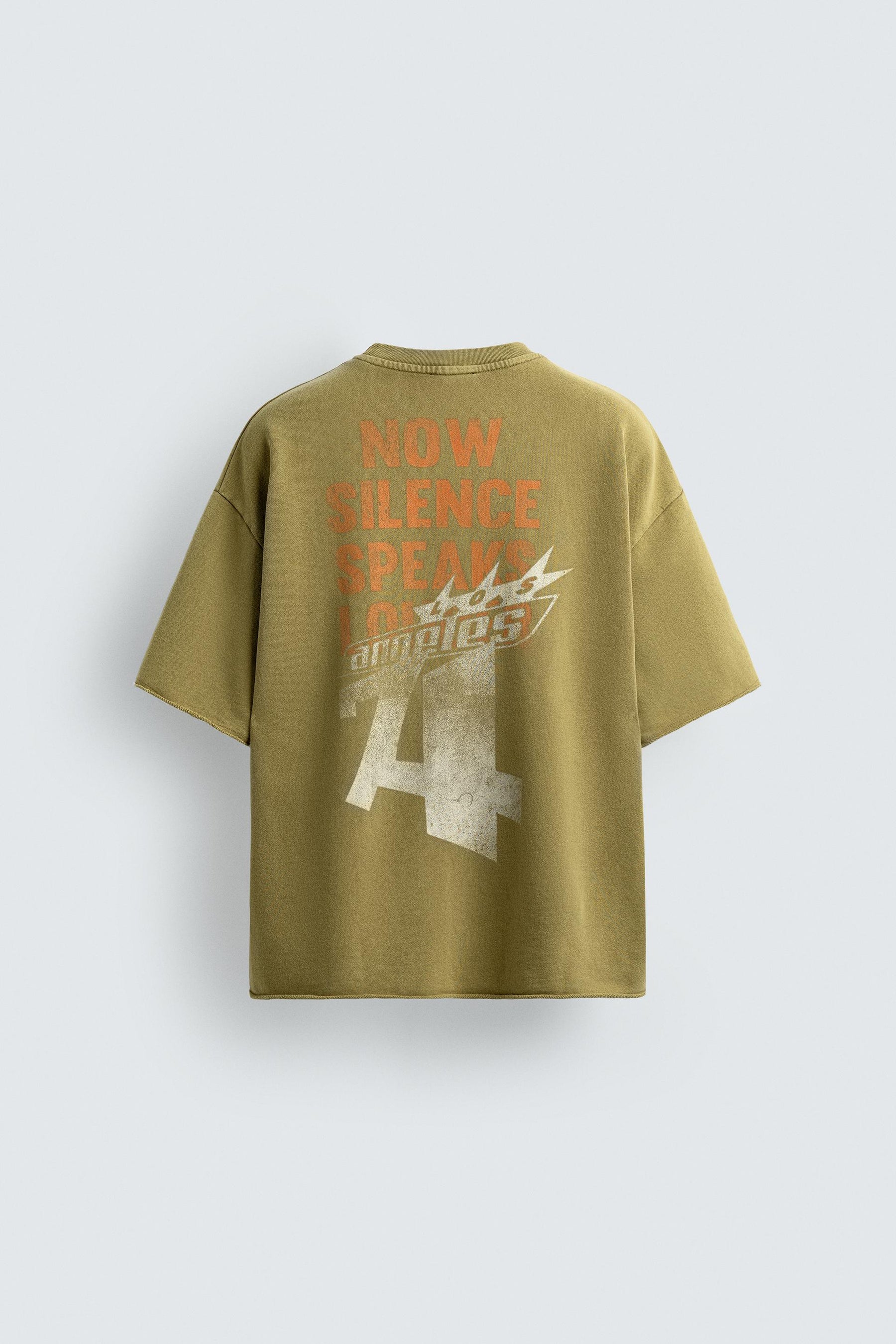 WASHED PRINTED SLOGAN SWEATSHIRT - Image 8