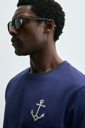 ANCHOR EMBROIDERED T-SHIRT - Image 5