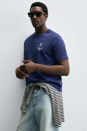 ANCHOR EMBROIDERED T-SHIRT - Image 6