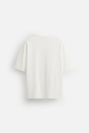 CONTRAST EMBROIDERED T-SHIRT - Image 7