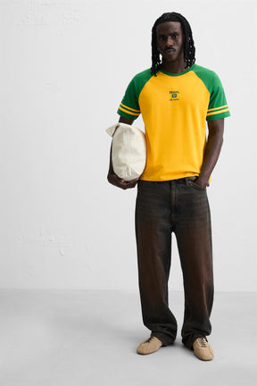 EMBROIDERED COLOUR BLOCK T-SHIRT - Image 5