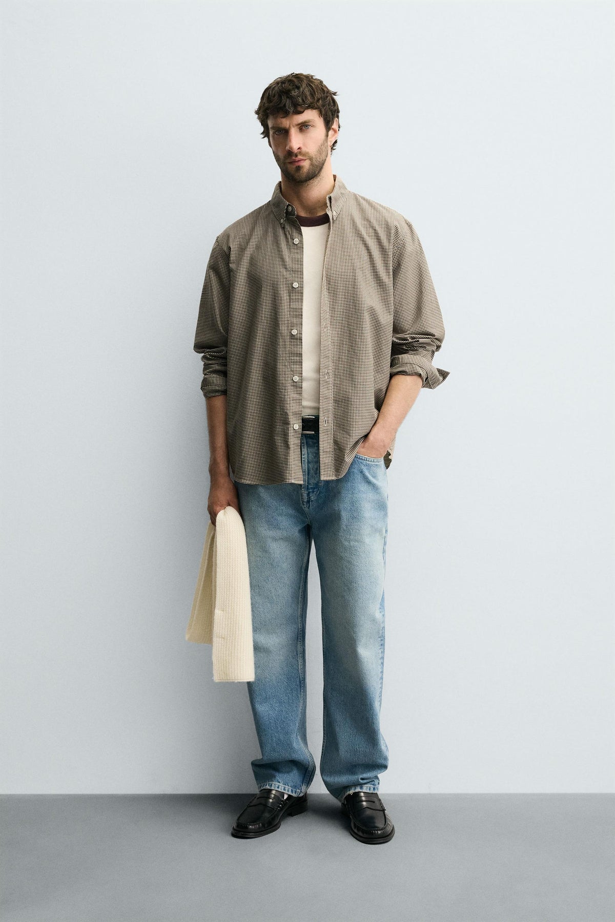 REGULAR FIT CHECK SHIRT - Image 1