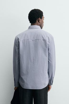 TEXTURED CHECK SHIRT - Image 3
