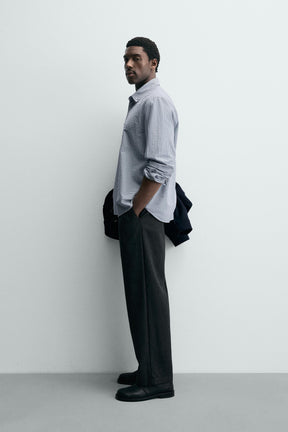 TEXTURED CHECK SHIRT - Image 4