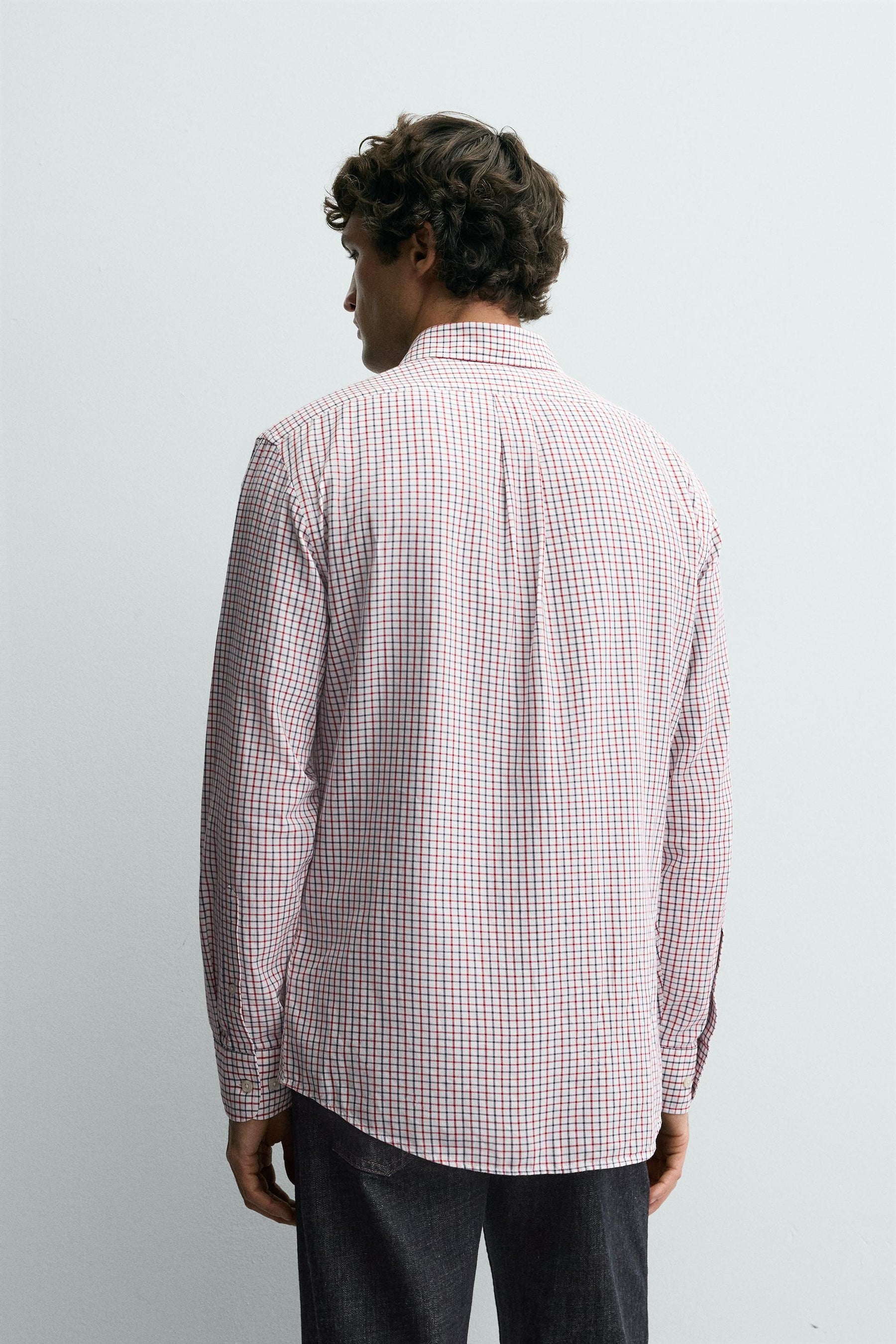 CHECK SHIRT WITH POCKET - Image 3