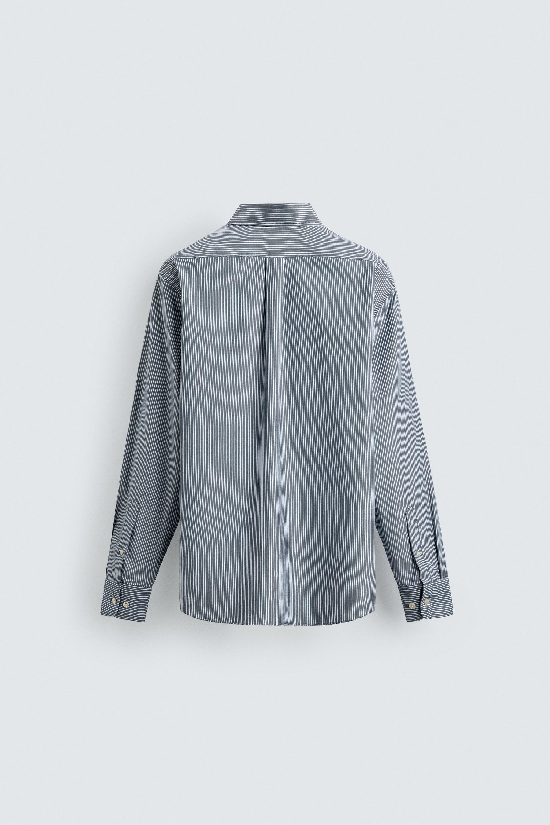 STRIPED SHIRT WITH POCKET - Image 8