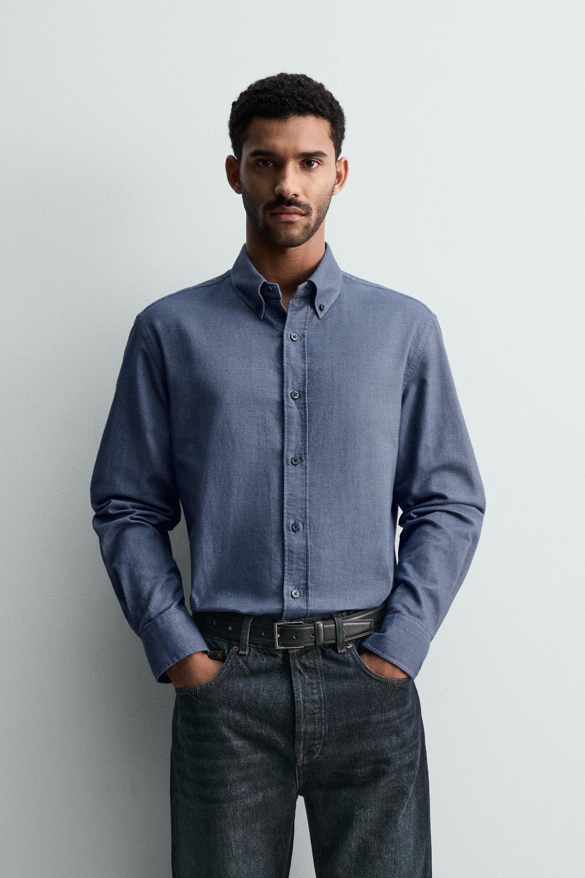 WASHED TEXTURED OXFORD SHIRT - Image 2