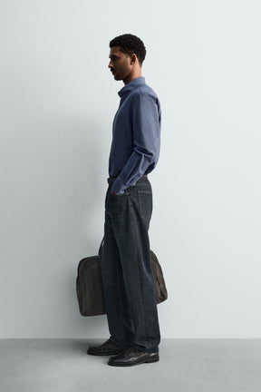 WASHED TEXTURED OXFORD SHIRT - Image 4
