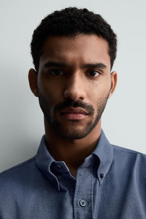 WASHED TEXTURED OXFORD SHIRT - Image 5