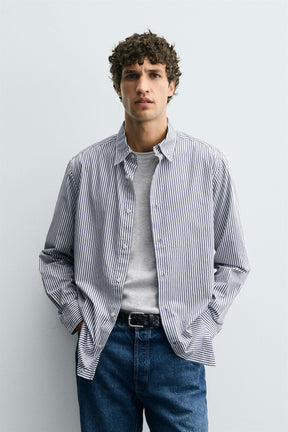 STRIPED REGULAR FIT SHIRT - Image 2