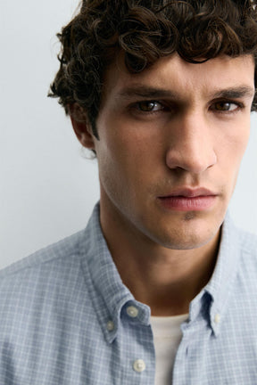 REGULAR FIT CHECK SHIRT - Image 5