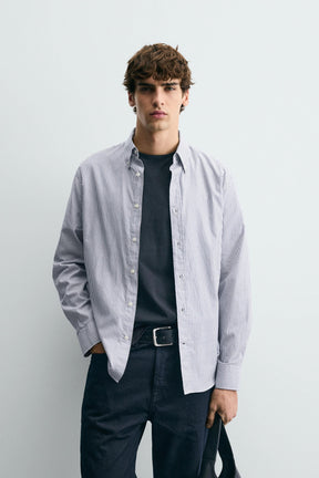 STRIPED TEXTURED SHIRT - Image 2