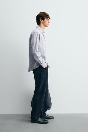 STRIPED TEXTURED SHIRT - Image 4