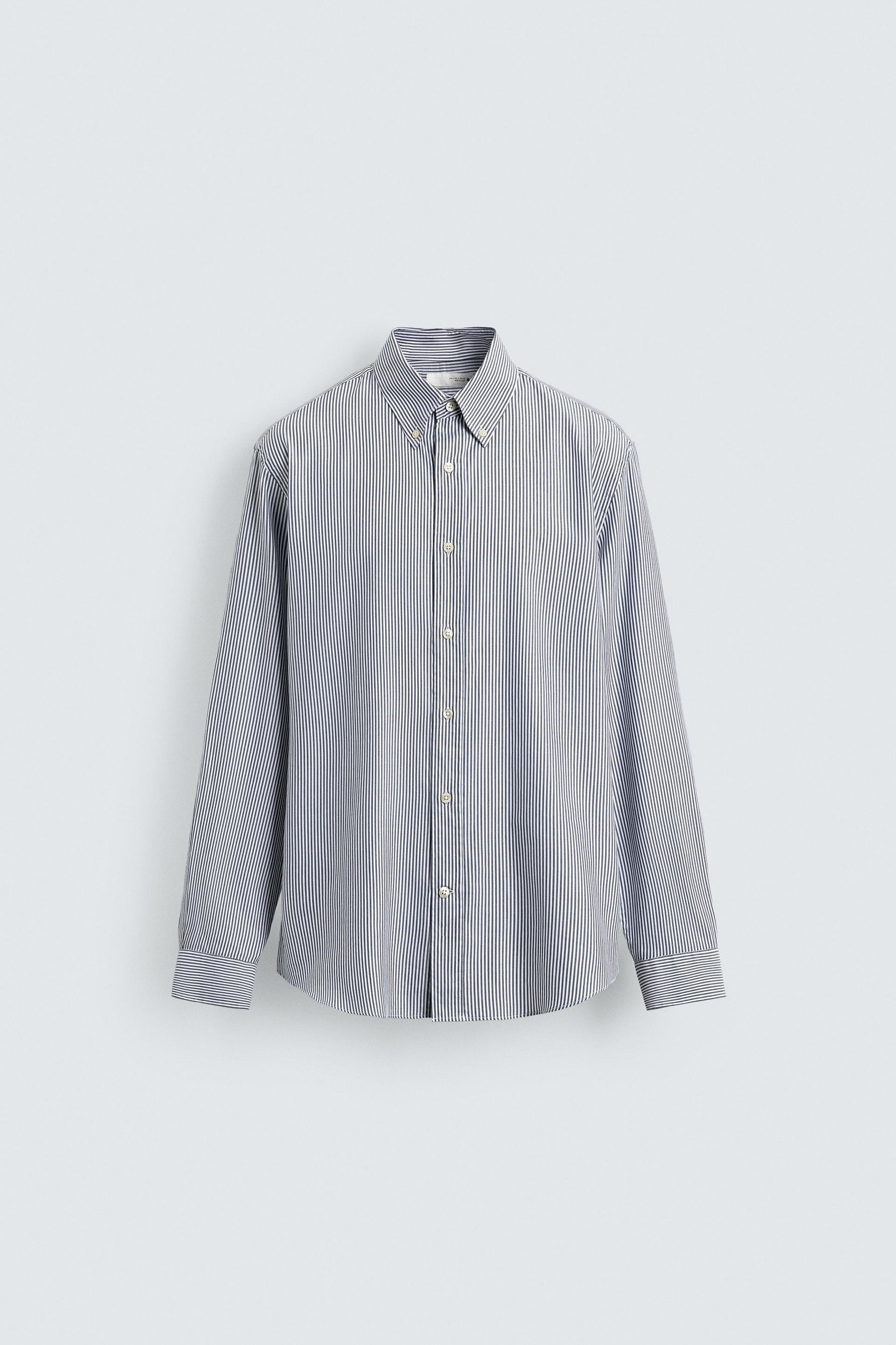 STRIPED TEXTURED SHIRT - Image 6