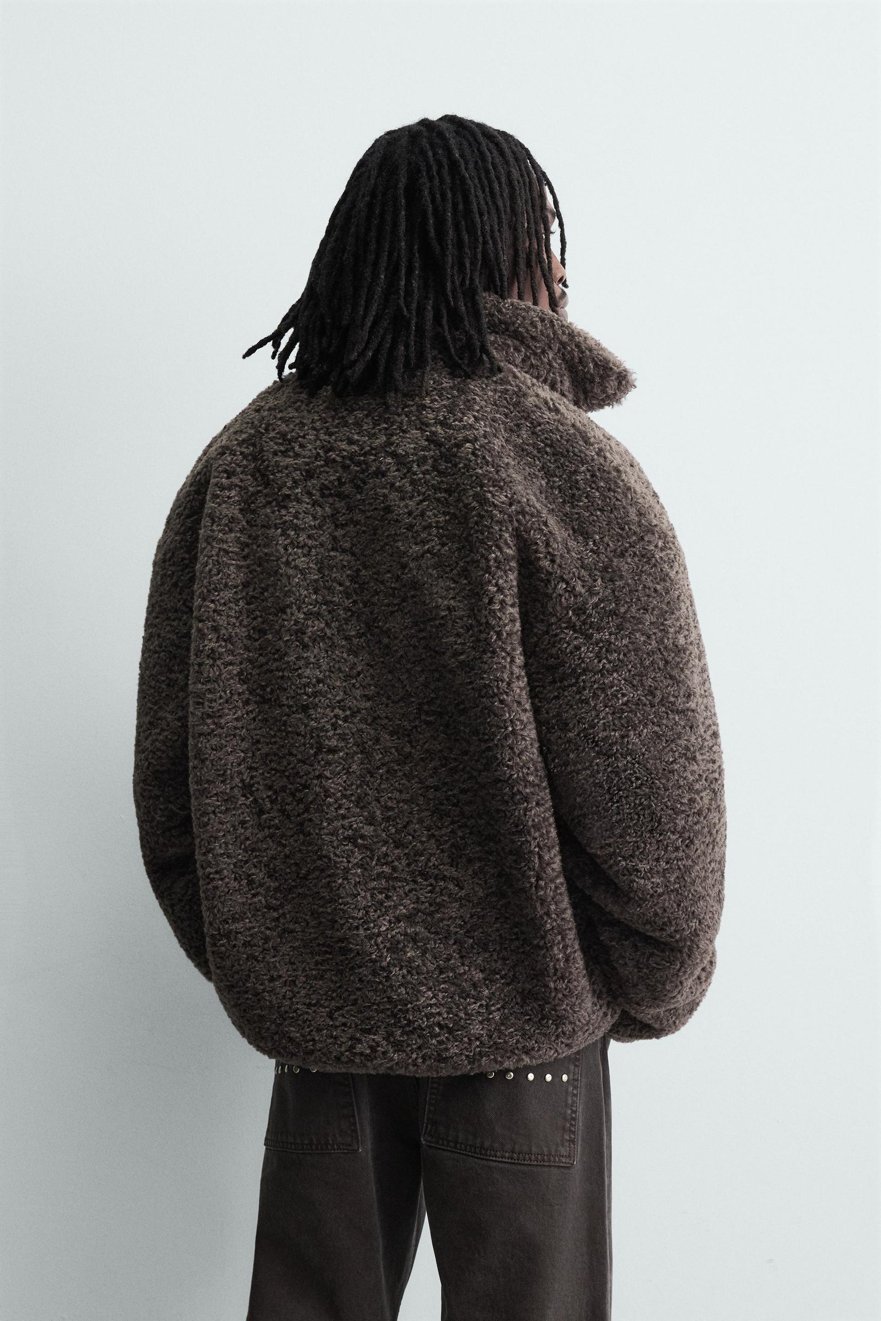 FAUX SHEARLING JACKET - Image 3