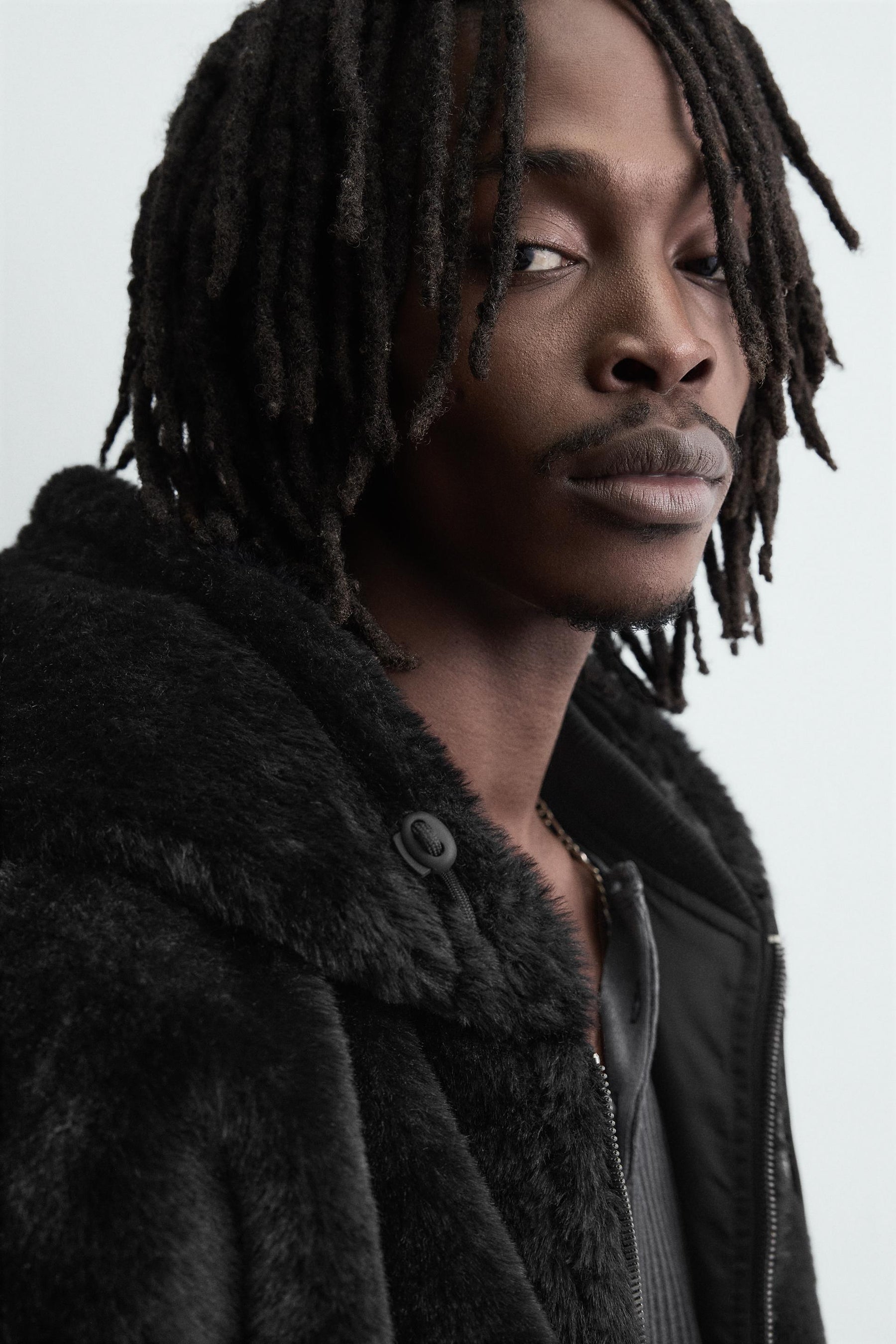 Reversible Faux Fur Bomber