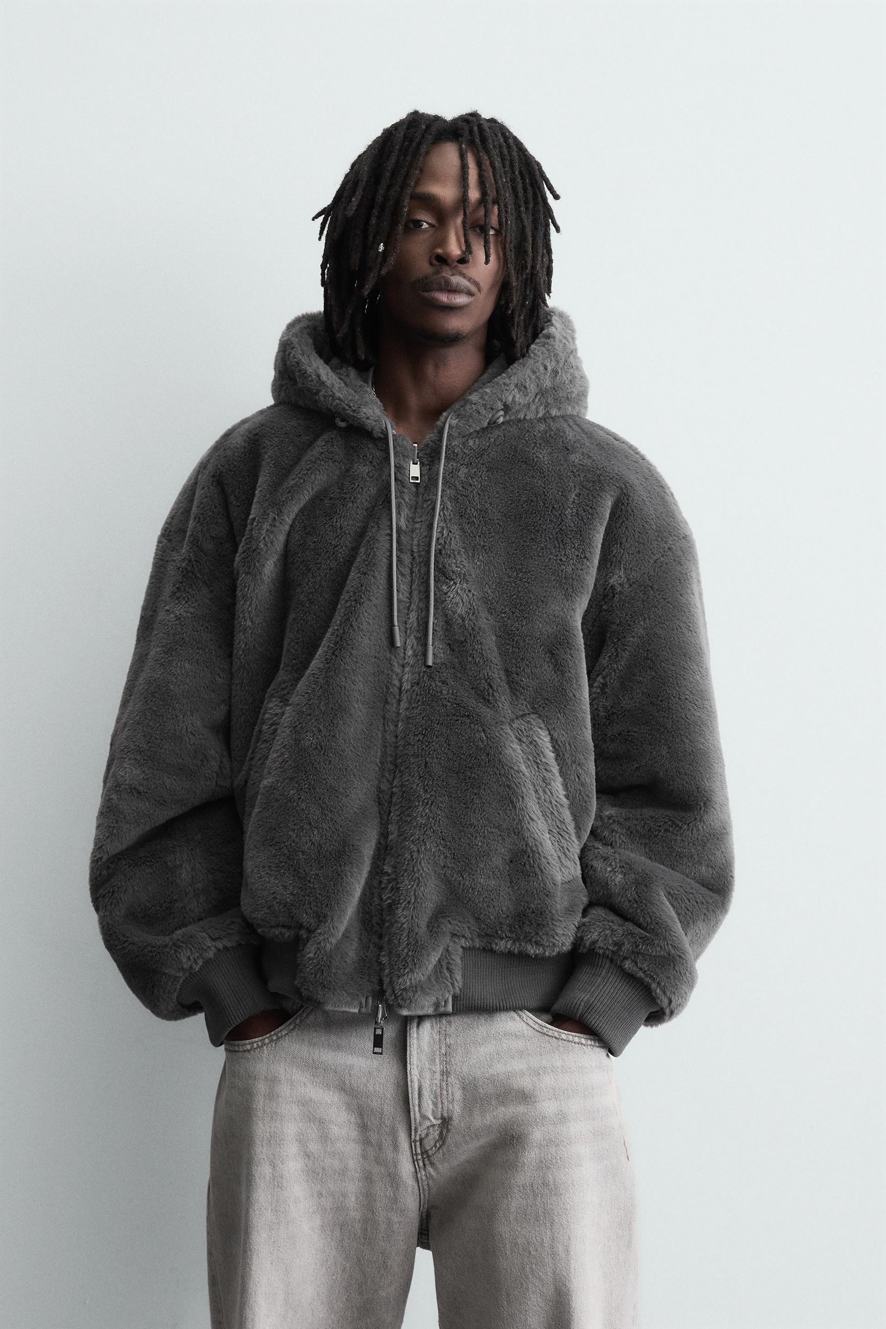 Reversible Faux Leather Bomber