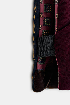 Quilted Velvet Contrasting Jacket