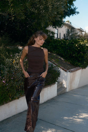 Metallic Detail Bodysuit