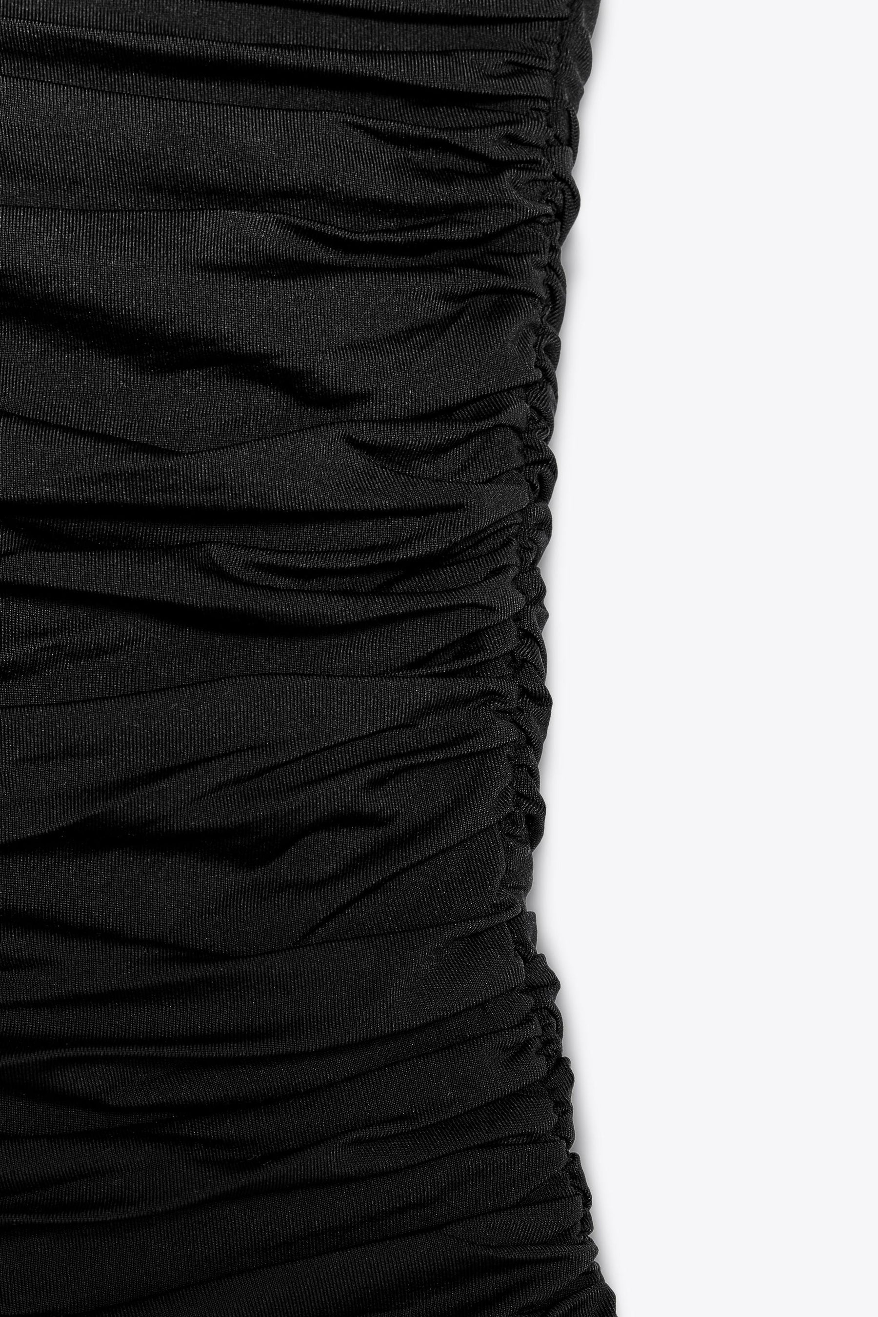 Ruffled Polyamide Bodysuit