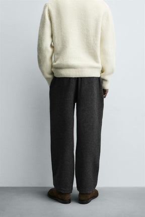 PLEATED TROUSERS WITH WOOL - Image 3