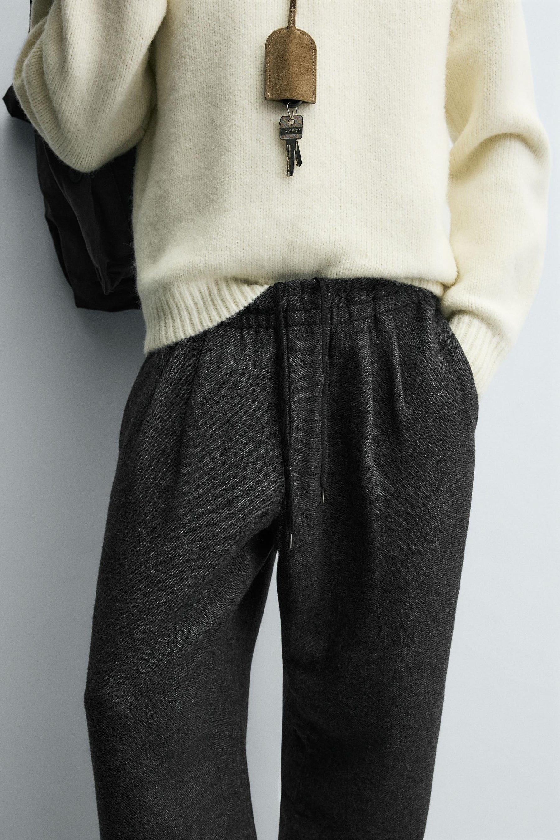 PLEATED TROUSERS WITH WOOL - Image 5