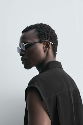 SEMI-SHEER SHIRT WITH POCKETS - Image 6