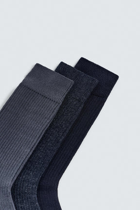 PACK OF 3 RIBBED SOCKS - Image 3