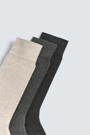 3-PACK OF BASIC RIBBED SOCKS - Image 3