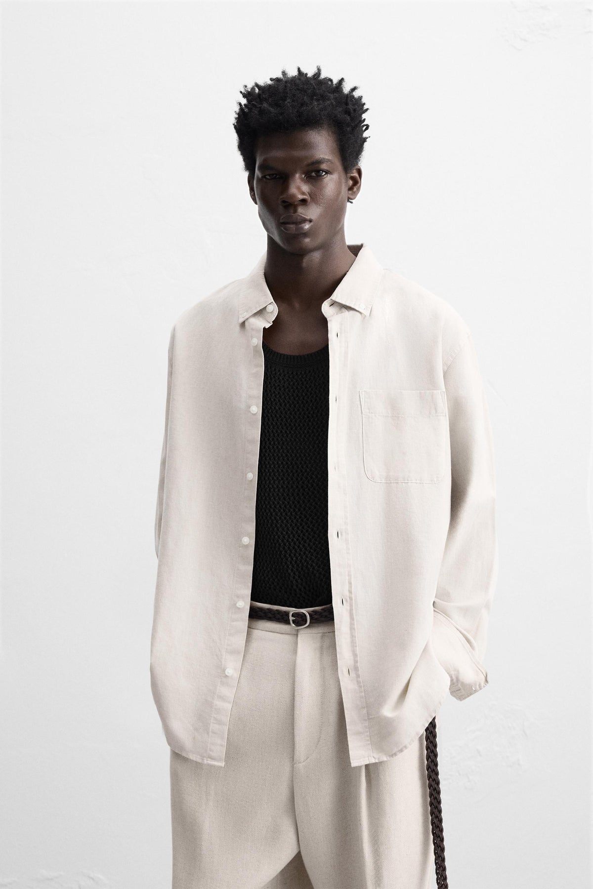 COTTON - LINEN SHIRT - Image 2