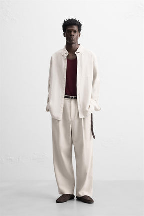 COTTON - LINEN SHIRT - Image 1