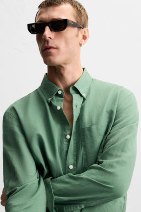 COTTON - LINEN SHIRT - Image 5