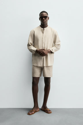 COTTON - LINEN SHIRT - Image 1