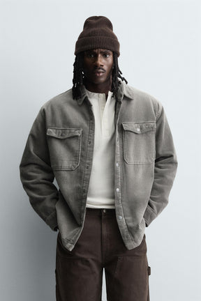 WASHED CORDUROY OVERSHIRT - Image 2