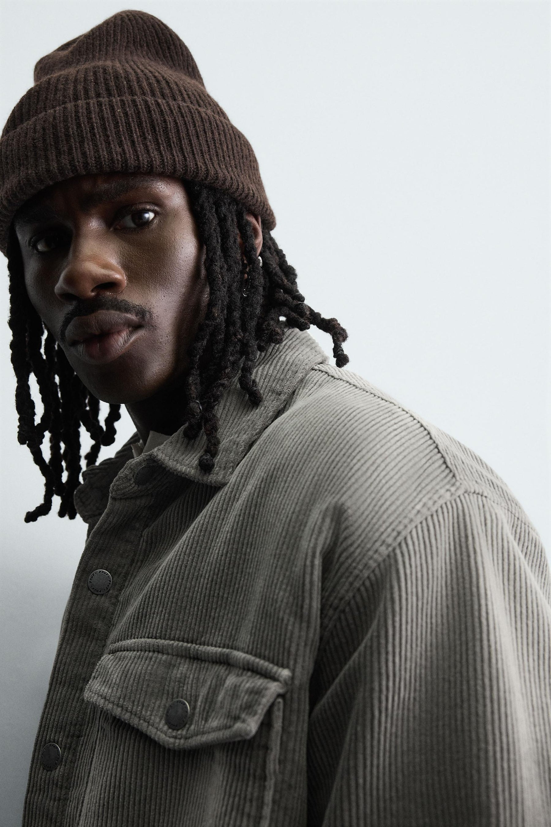 WASHED CORDUROY OVERSHIRT - Image 5