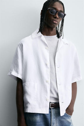 100% HEMP RELAXED FIT SHIRT - Image 5